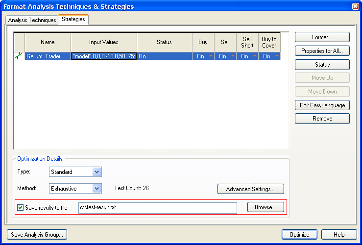 how to verify all in tradestation 9.5
